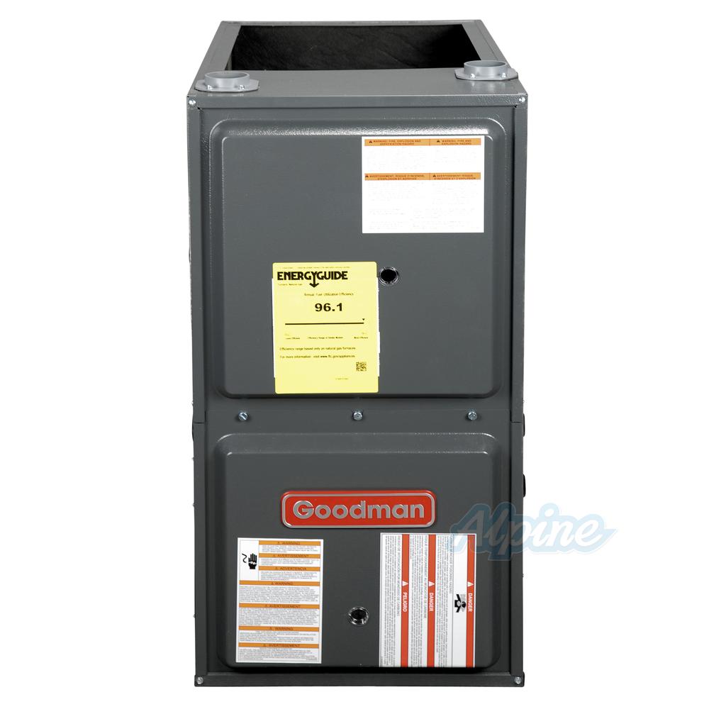 Goodman GC9S960603BN 60,000 BTU Furnace, 96% Efficiency, Single-Stage ...